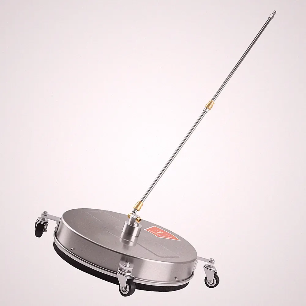 19" Professional Pressure Washer Surface Cleaner 4200 PSI Stainless 2 Wands