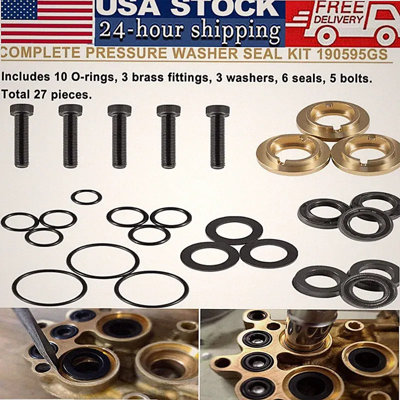 190595GS Pressure Washer Seal Kit For Briggs & Stratton Pumps 580752550