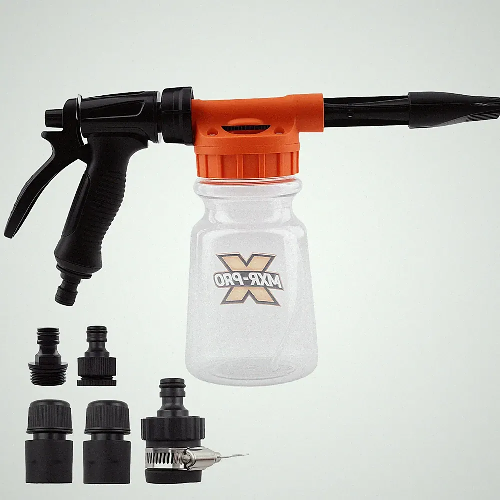 1L Car Foam Cannon Adjustable Pressure Washer Quick Connect Hose Sprayer Kit