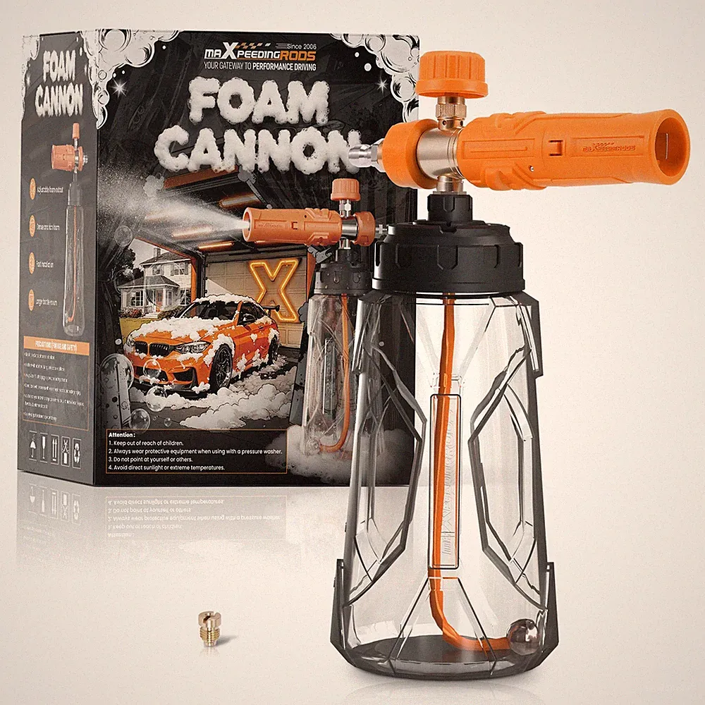 1L Car Wash Foam Cannon Pressure Washer Lance Thick Snow Foam 1/4" QC