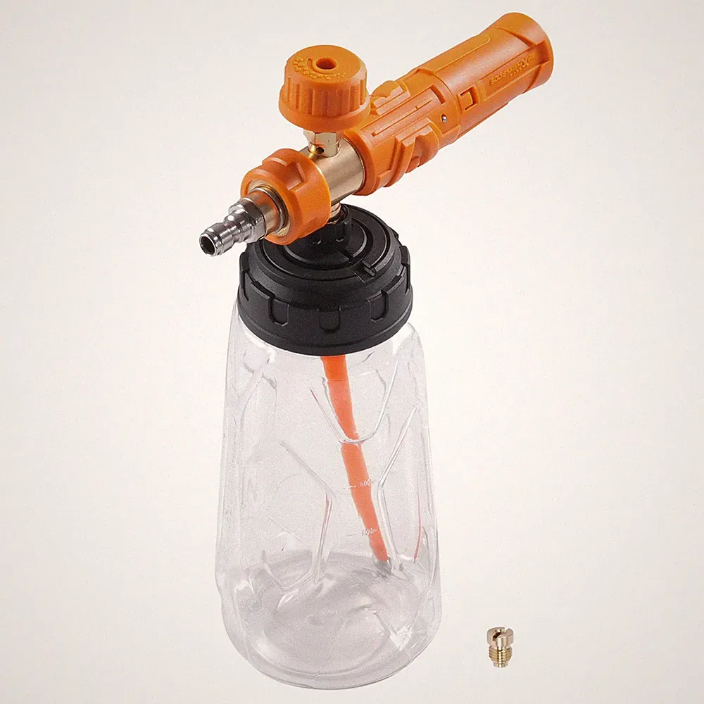 1L Pressure Washer Foam Cannon Thick Snow Clear Foam Cannon Adjustable Nozzle