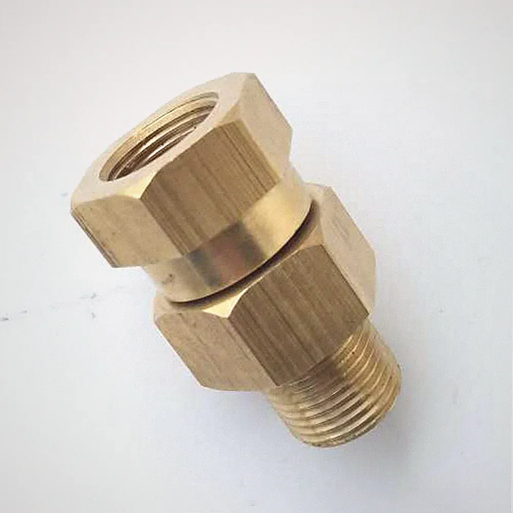 1PC Pressure Washer 3/8" Male to Female NPT Brass Swivel Coupler 3200 PSI