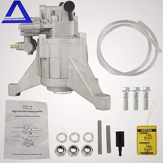 2.4 GPM Flow Rating Universal Power Pressure Washer Pump 2700 PSI 7/8" Shaft