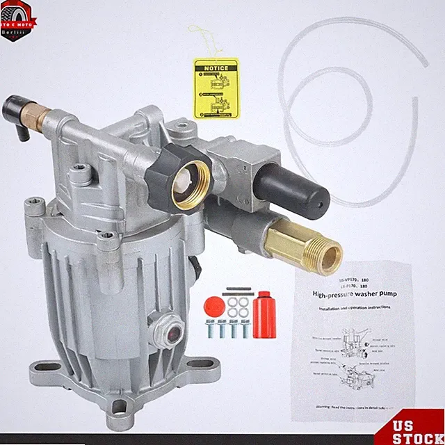 2.5 GPM 3000 PSI Universal Pressure Washer Pump 3/4 HorizShaft MAX Oil Sealed US