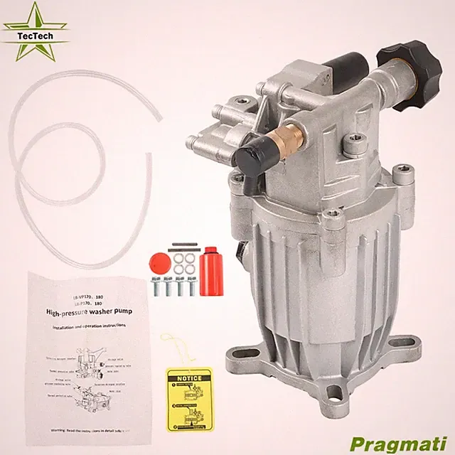 2.5 GPM Oil Sealed Pressure Washer Universal Pump 3/4 HorizShaft MAX 3000 PSI US