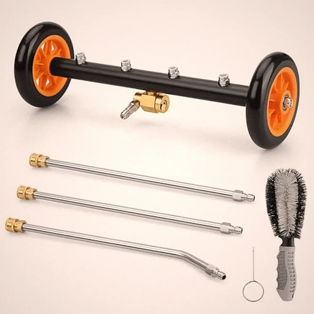 2-in-1 16'' Undercarriage Pressure Washer Water Broom, 4000PSI Cleaner Product