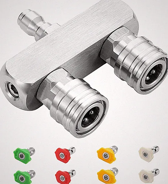 2-in-1 Pressure Washer Tips, Dual Pressure Washer Nozzle Tip with 8 Power Washer
