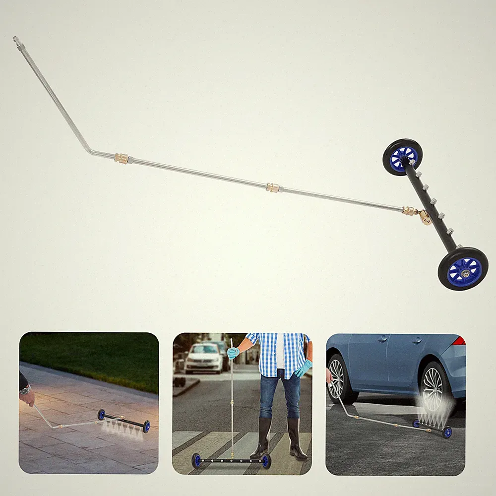 2-In-1 Pressure Washer Water Broom Attachment for Under Car Cleaning, 4000 PSI