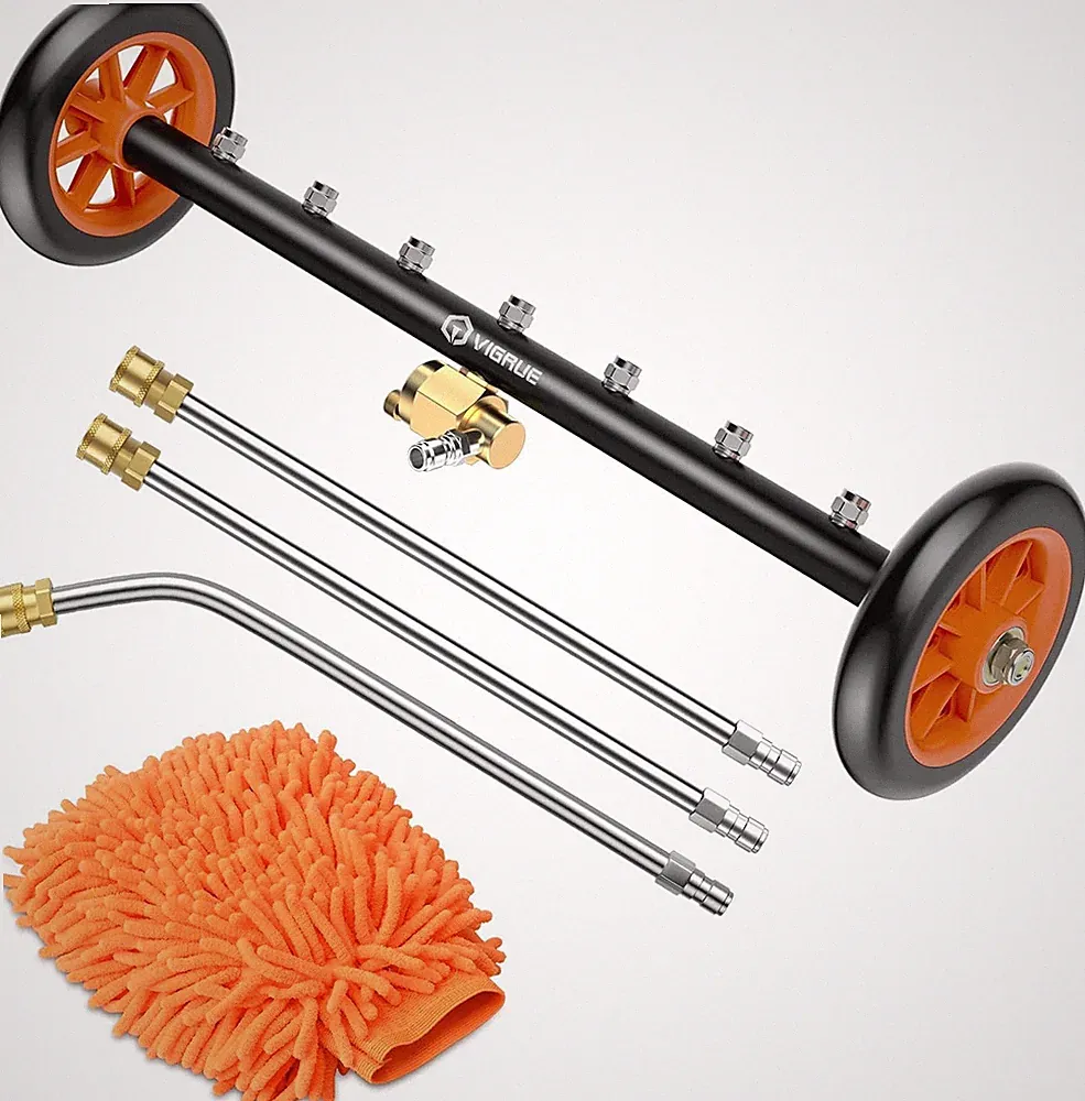 2-in-1 Undercarriage Pressure Washer Attachment,24 Inch Pressure Washer Water