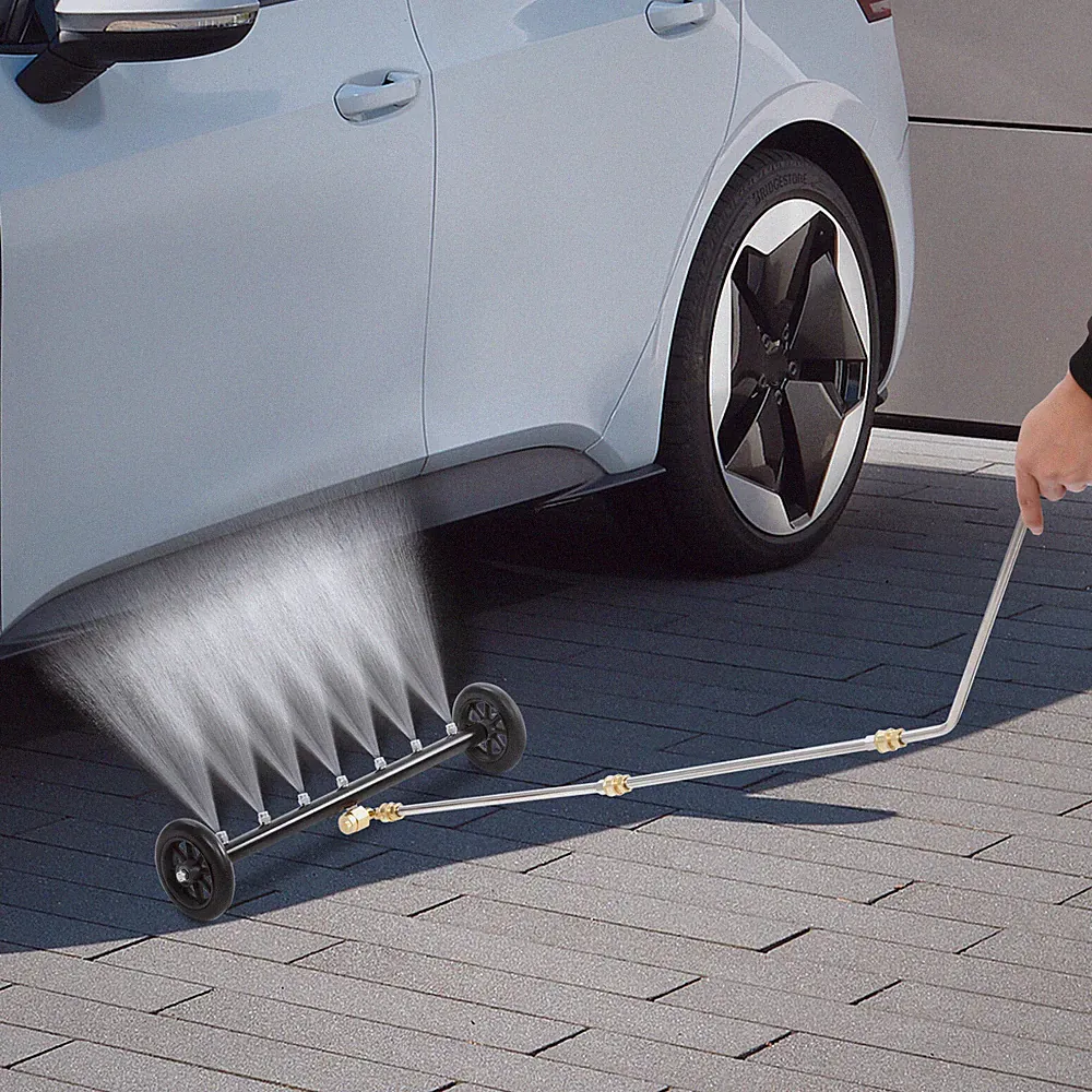 2-In-1 Undercarriage Pressure Washer Attachment with 7 Nozzle Spray Head