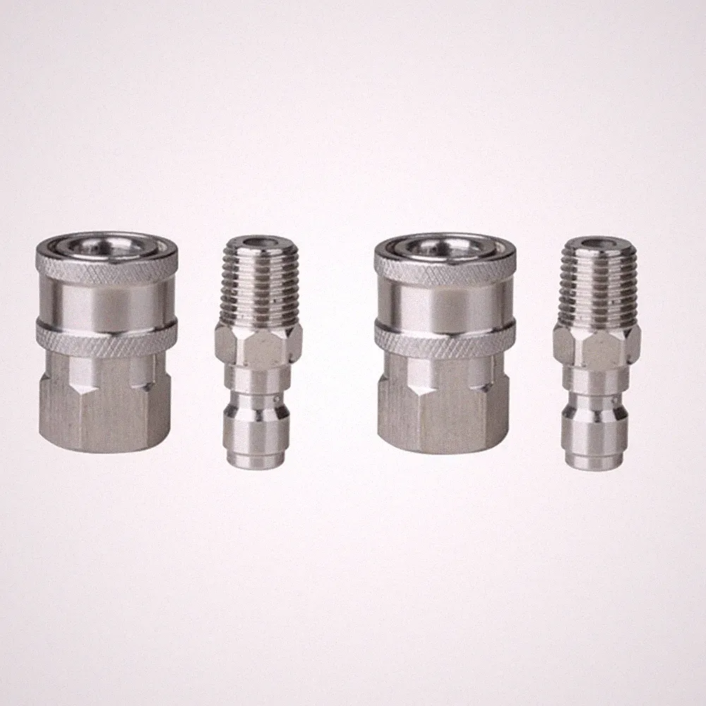 2 Pack 1/4" NPT Quick Connect Kit Fits M MINGLE Pressure Washer Gun