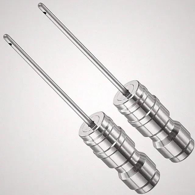 2-Pack 2.76" Side Open Short Straight Pressure Washer Needle Nozzle