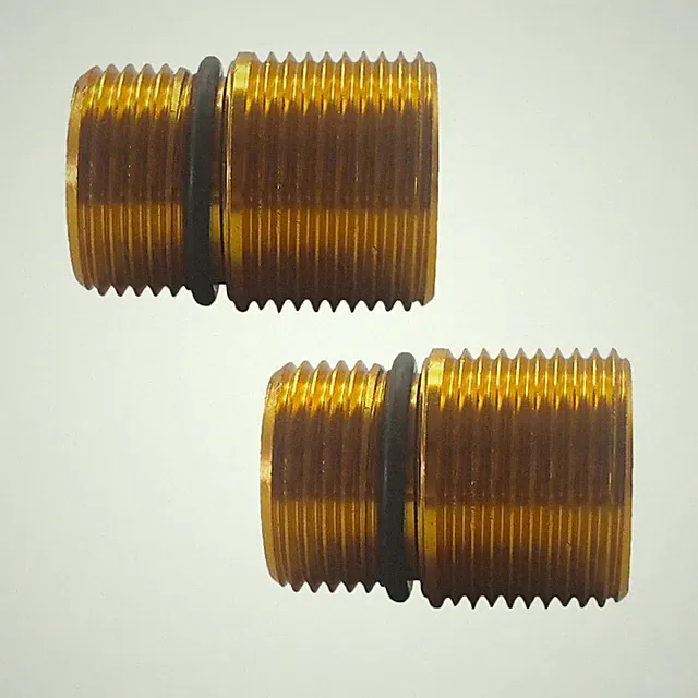 2 Pack 7110264 Water Oulet Kit for Axial Cam Pressure Washer Pump, Gold