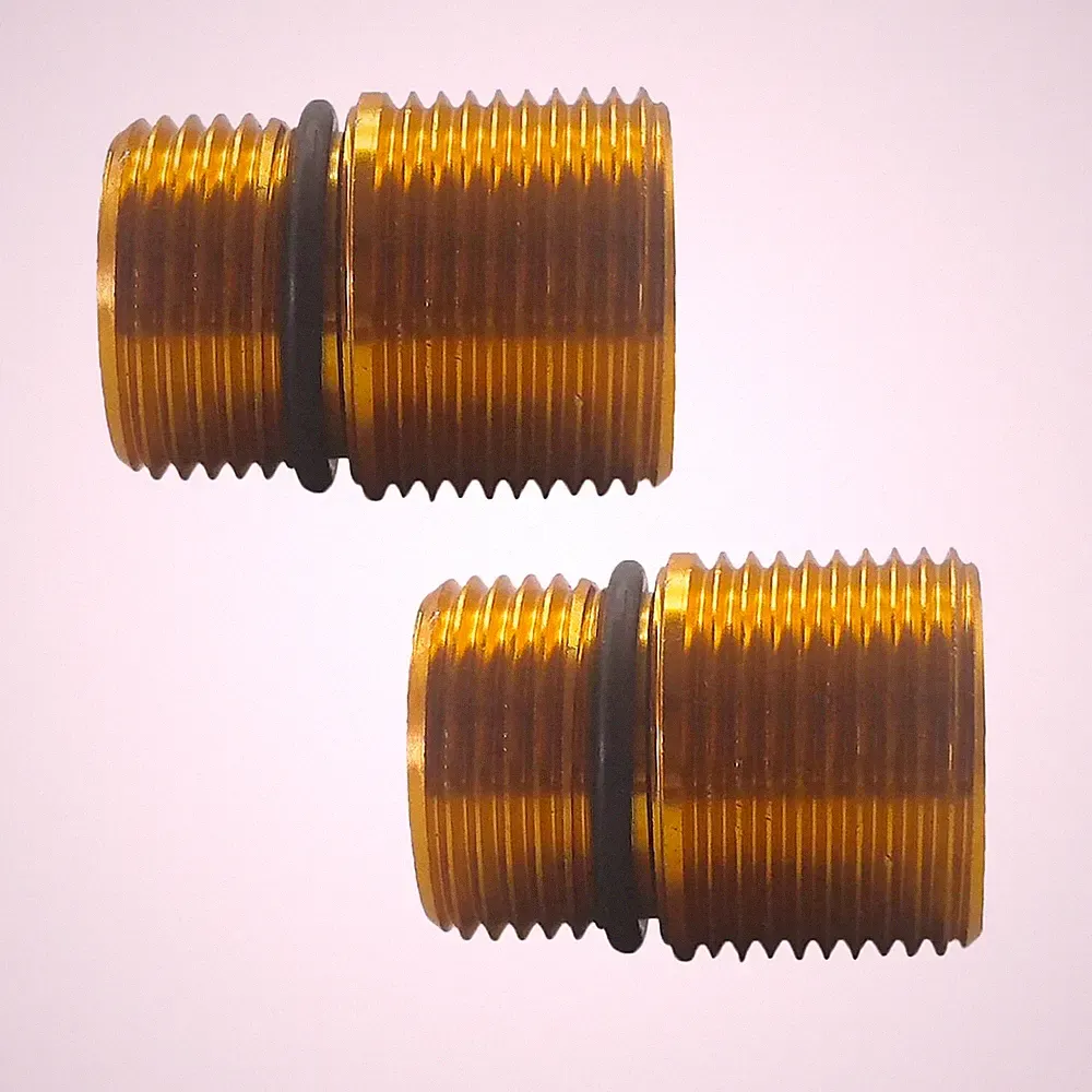 2 Pack 7110264 Water Oulet Kit for Axial Cam Pressure Washer Pump, Gold