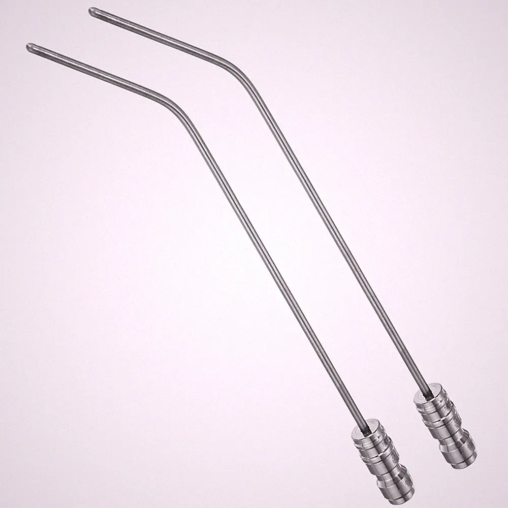 2-Pack 8.27" Side Open Long Curve Pressure Washer Needle Nozzle