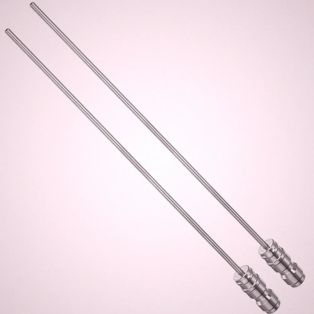 2-Pack 8.27" Straight Hole Long Straight Pressure Washer Needle Nozzle