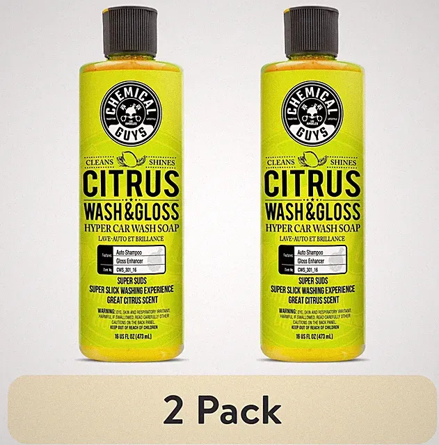 (2 pack) Chemical Guys Citrus Wash & Gloss Concentrated Car Wash (16 oz)