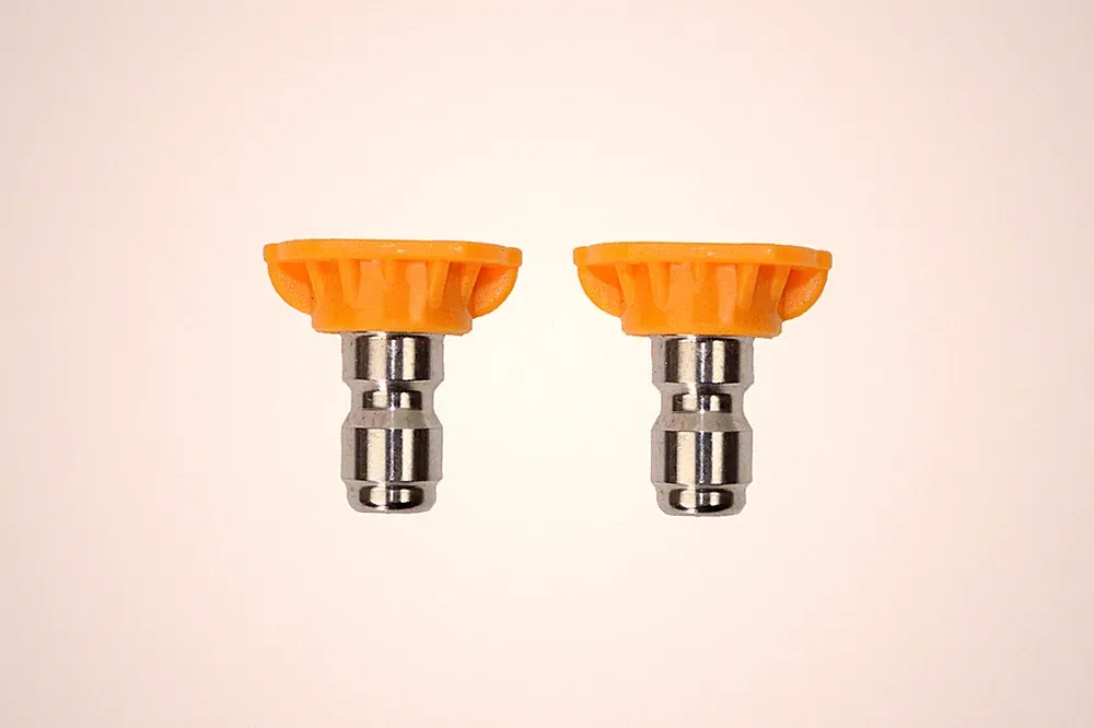 2-Pack Orange Pressure Washer Nozzle(15°) by Universal Generator Parts