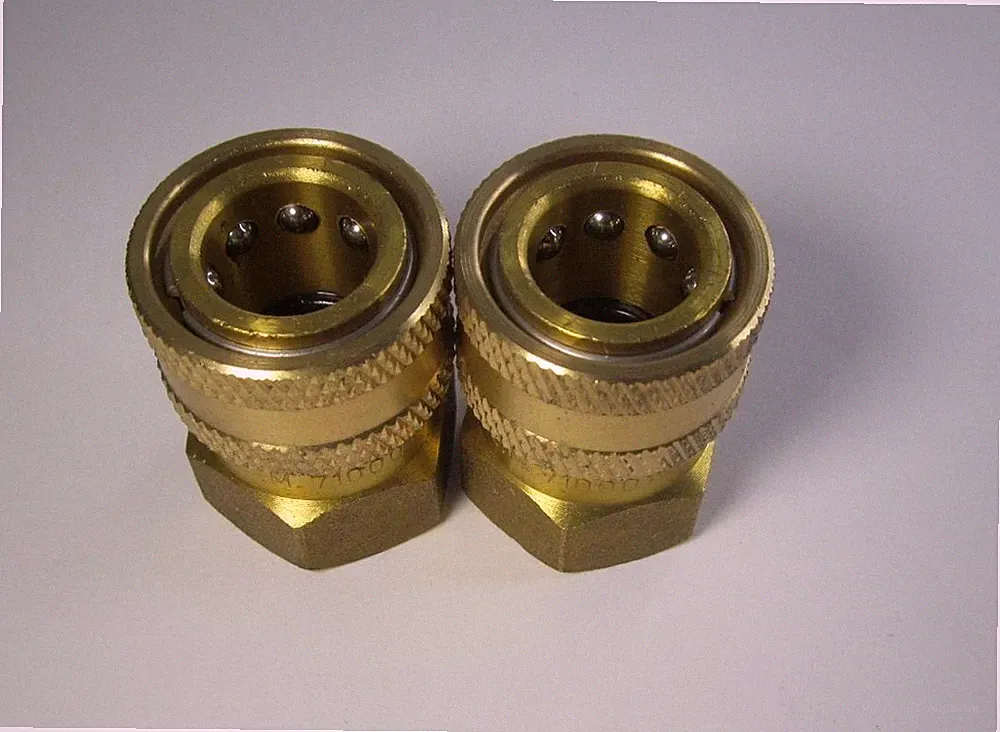 2-PACK POWER WASHER BRASS QUICK CONNECT COUPLERS 3/8 OEM FOR SIMPSON/DEWALT++