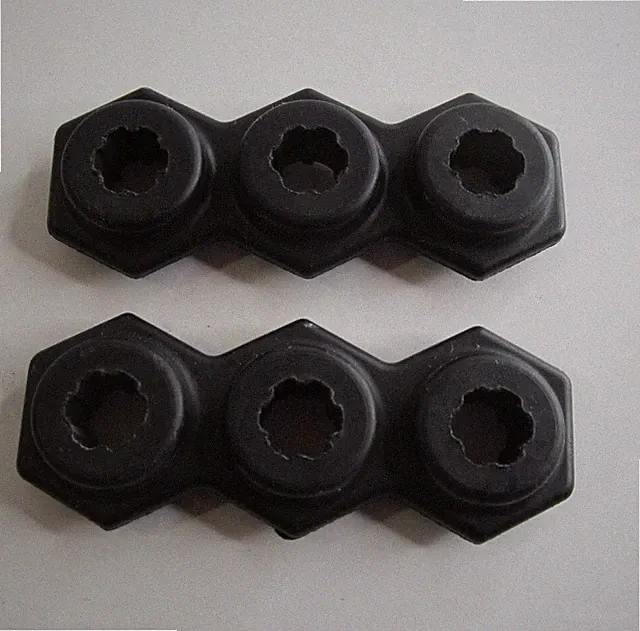 2-PACK POWER WASHER RUBBER 3-NOZZLE HOLDERS OEM FOR SIMPSON/DEWALT+