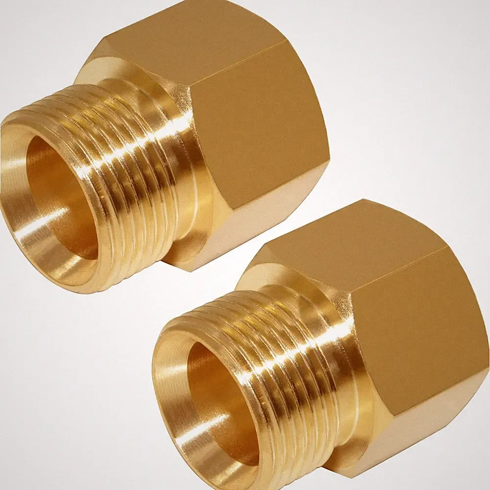2 Pack Pressure Washer Couplers, M22 15mm Female Thread to M22 14mm Male Fitt...