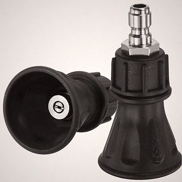 2-Pack Pressure Washer Nozzle Guard, 40 Degree Nozzle, Orifice 5 [Black]
