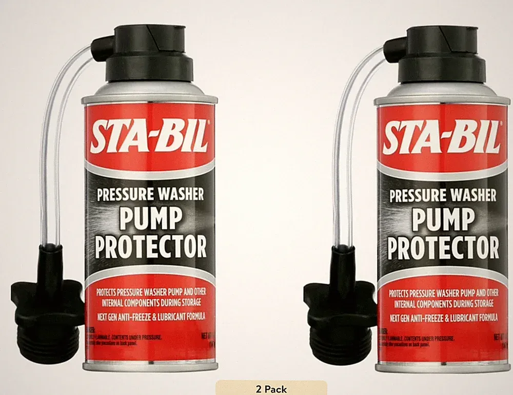 ( 2 PACK ) STA-BIL Pump Protector, Pressure Washer Pumps, Anti-Freeze 4 Oz.
