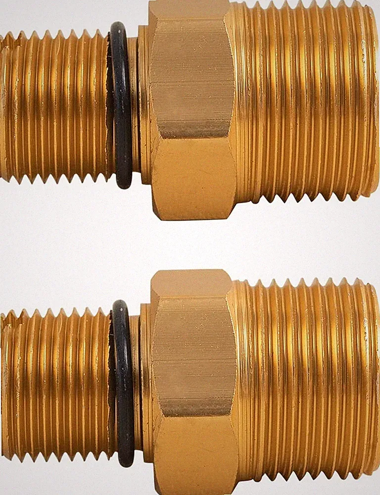 2 PCS 7106686 Outlet Connector for Gas Powered Pressure Washer Pumps, Gold