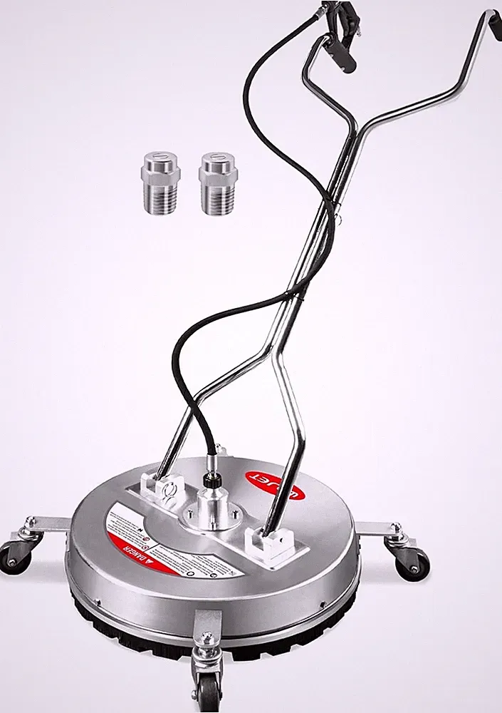 20'' Commercial Pressure Washer Surface Cleaner with Wheels 4500PSI