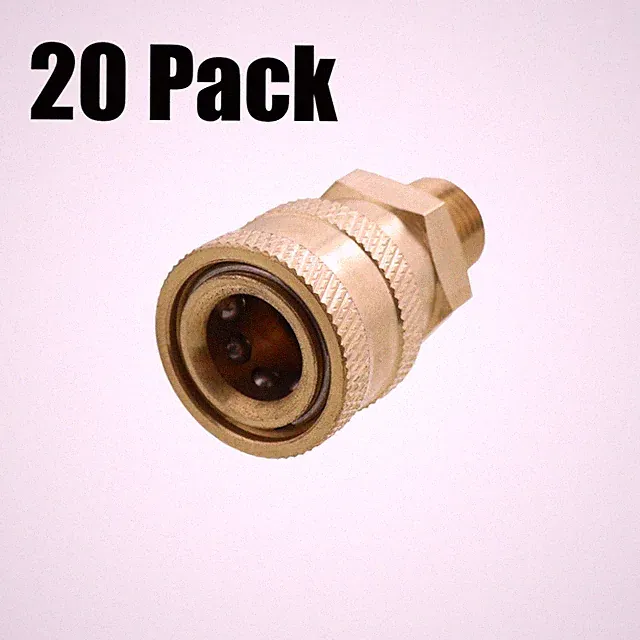 20 General Pump Pressure Washer 1/4" Male NPT-M Quick Connect Coupler 5000 PSI