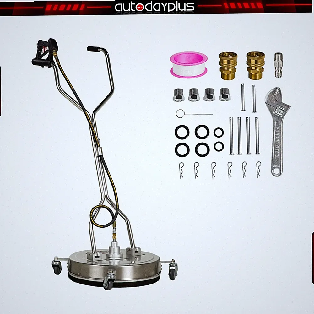 20" Pressure Washer Surface Cleaner 4500PSI Power Washer Dual Handle with Wheel