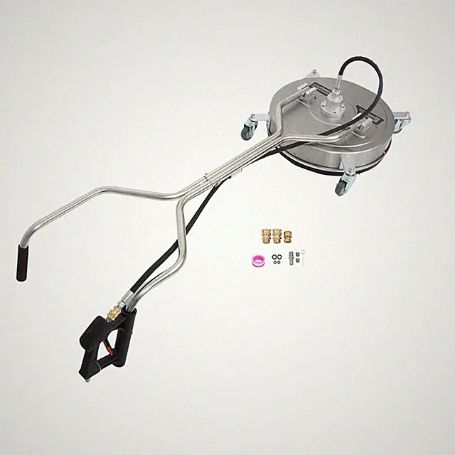 20" Pressure Washer Surface Cleaner 6000PSI with 4 Wheels & Handle for Driveways