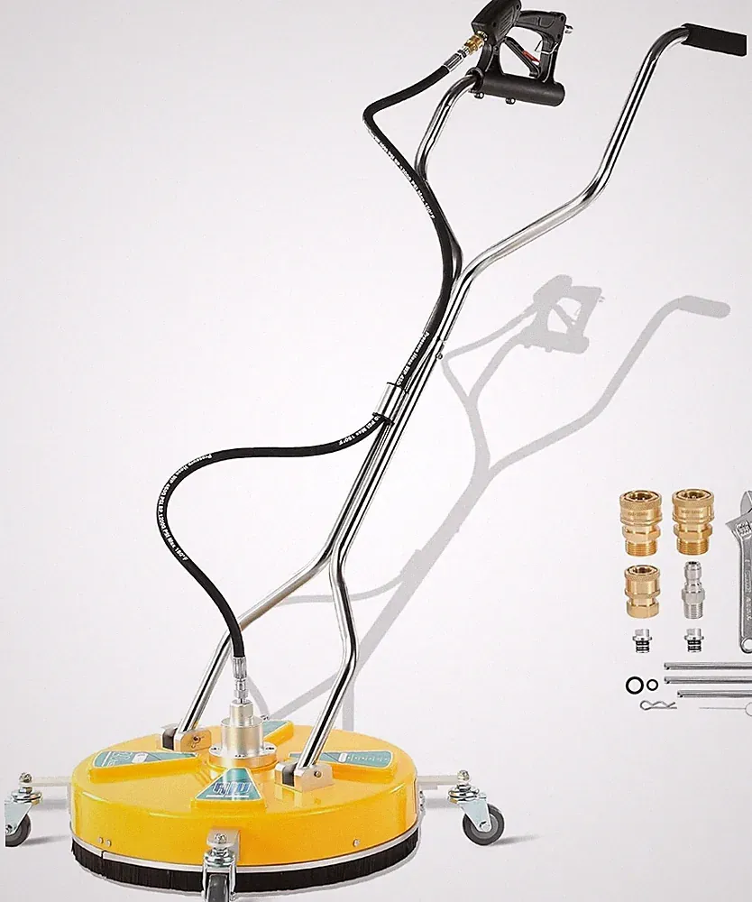 20'' Pressure Washer Surface Cleaner, Surface Cleaner Dual Handle, Power Wash...