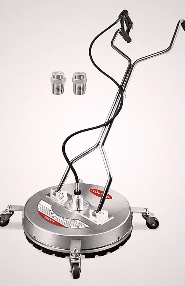 20” Pressure Washer Surface Cleaner w/ 4 Wheels Dual Handle