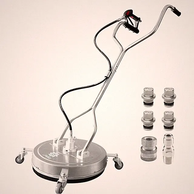 20" Pressure Washer Surface Cleaner with 4 Wheels,Dual Handle,Stainless Steel...