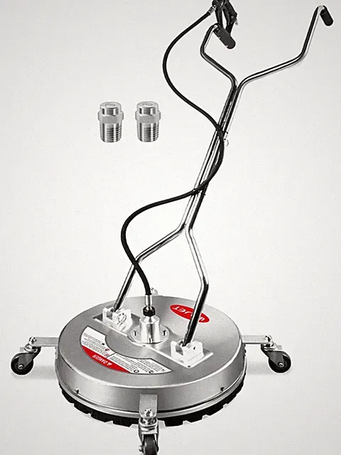 20" Pressure Washer Surface Cleaner with 4 Wheels&Dual Handles, 4500PSI Stainles