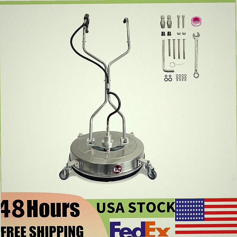 20" Pressure Washer Surface Cleaner with Dual Handles for Sidewalks,Concrete NEW