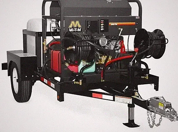 200 Gallon Pressure Washer Trailer Single Axle w/ Electric Brakes | Mi-T-M