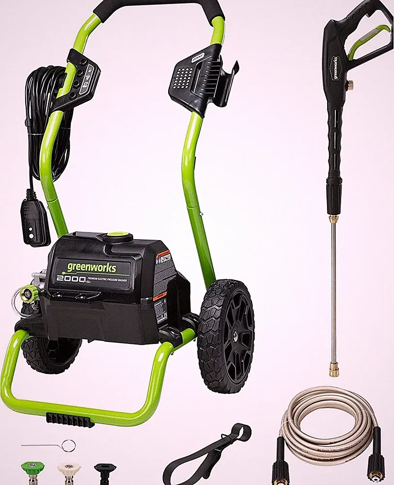 2000 Max PSI @ 1.1 GPM (13 Amp) Electric Pressure Washer GPW2000-1RG