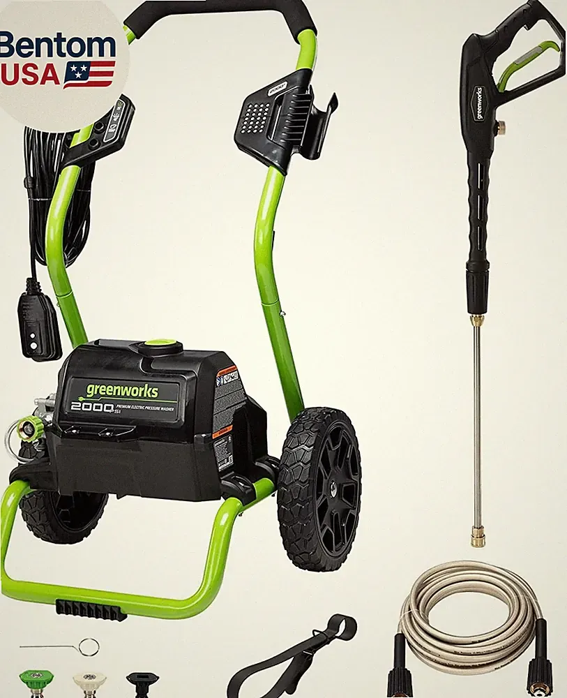 2000 Max PSI @ 1.1 GPM (13 Amp) Electric Pressure Washer GPW2000-1RG