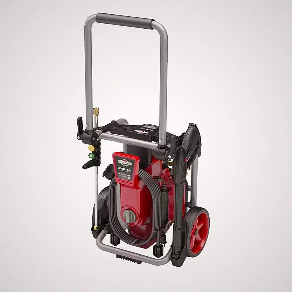 2000 PSI 1.2 GPM Electric Cold Water Pressure Washer with Induction Motor and Tu