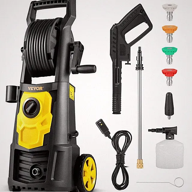 2000 PSI 1.65 GPM 30ft Hose 5 Nozzles & Foam Cannon Electric Pressure Washer
