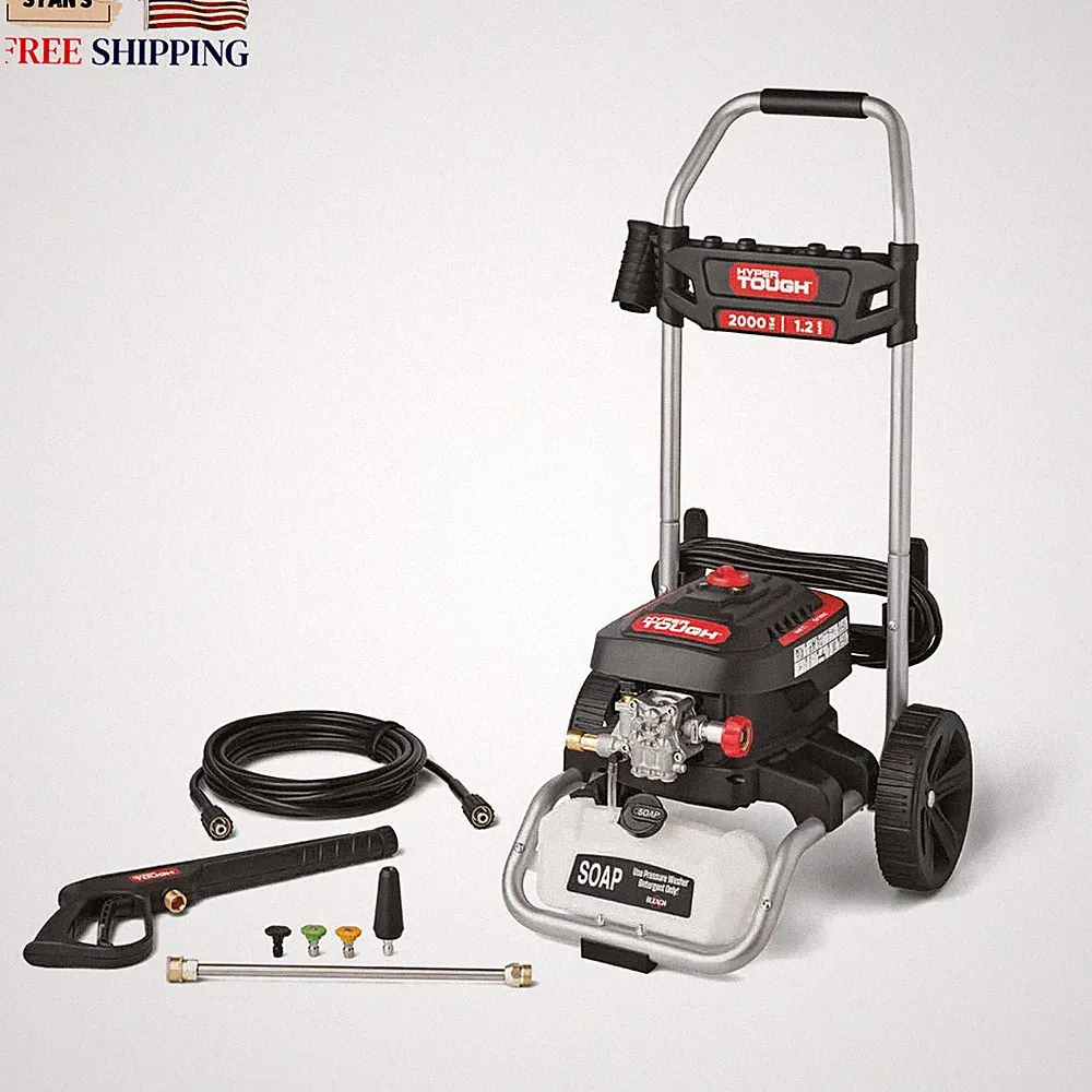 2000 PSI at 1.2 GPM 120 V Electric Powered Cold Water Pressure Washer FREE SHIP