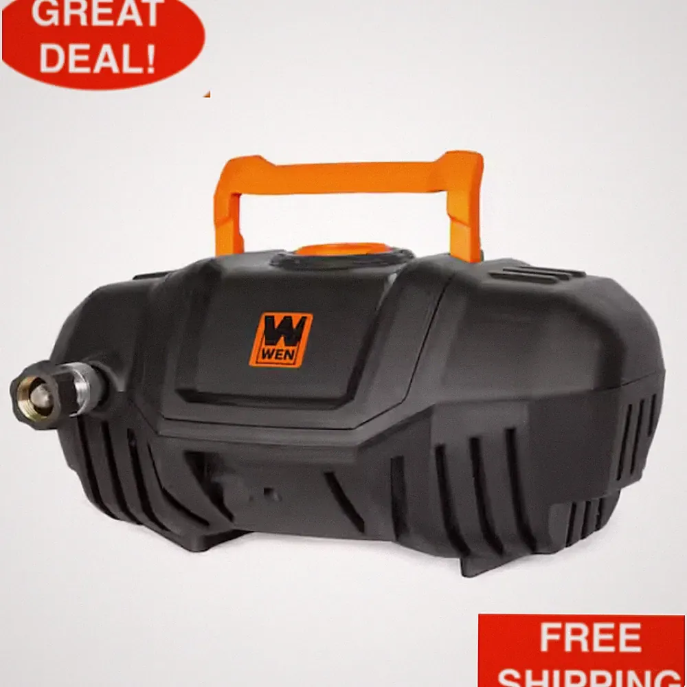 2000 PSI Electric Cold Water Pressure Washer Briefcase Style W/ 1.4 GPM Adjustab