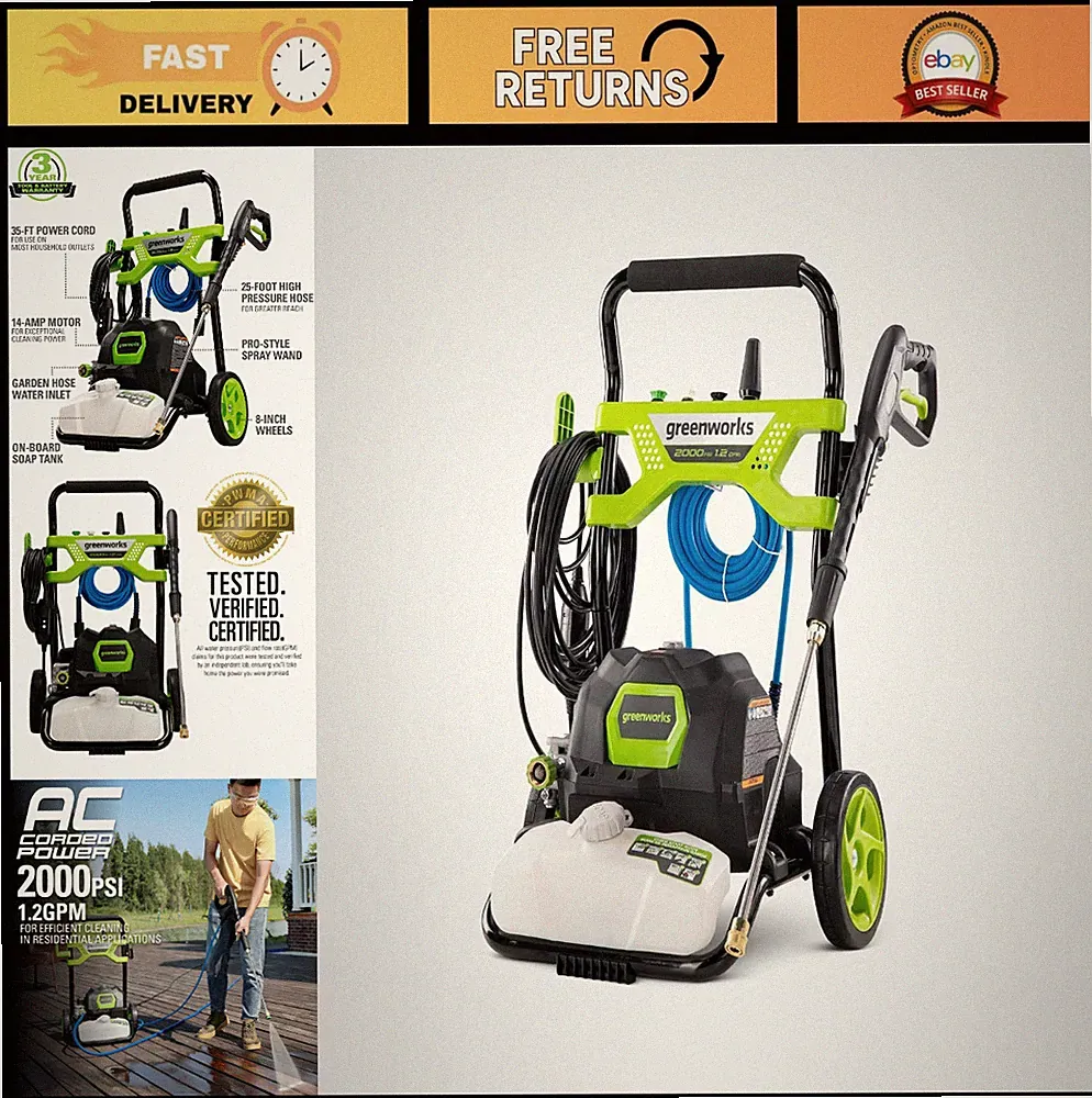 electric pressure washer for decks