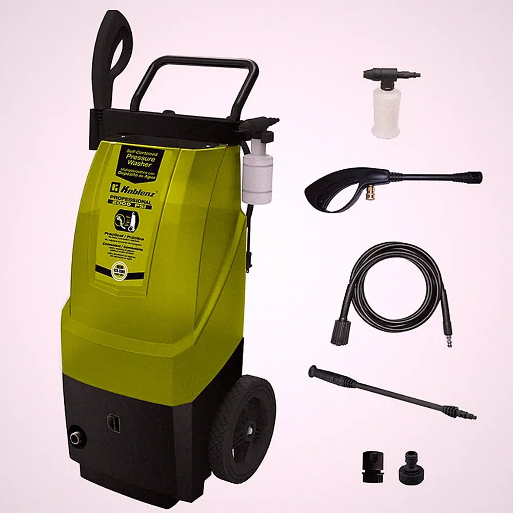 2000-PSI Electric Pressure Washer 8-Gal Tank 35-Ft Cord HLT-380 V