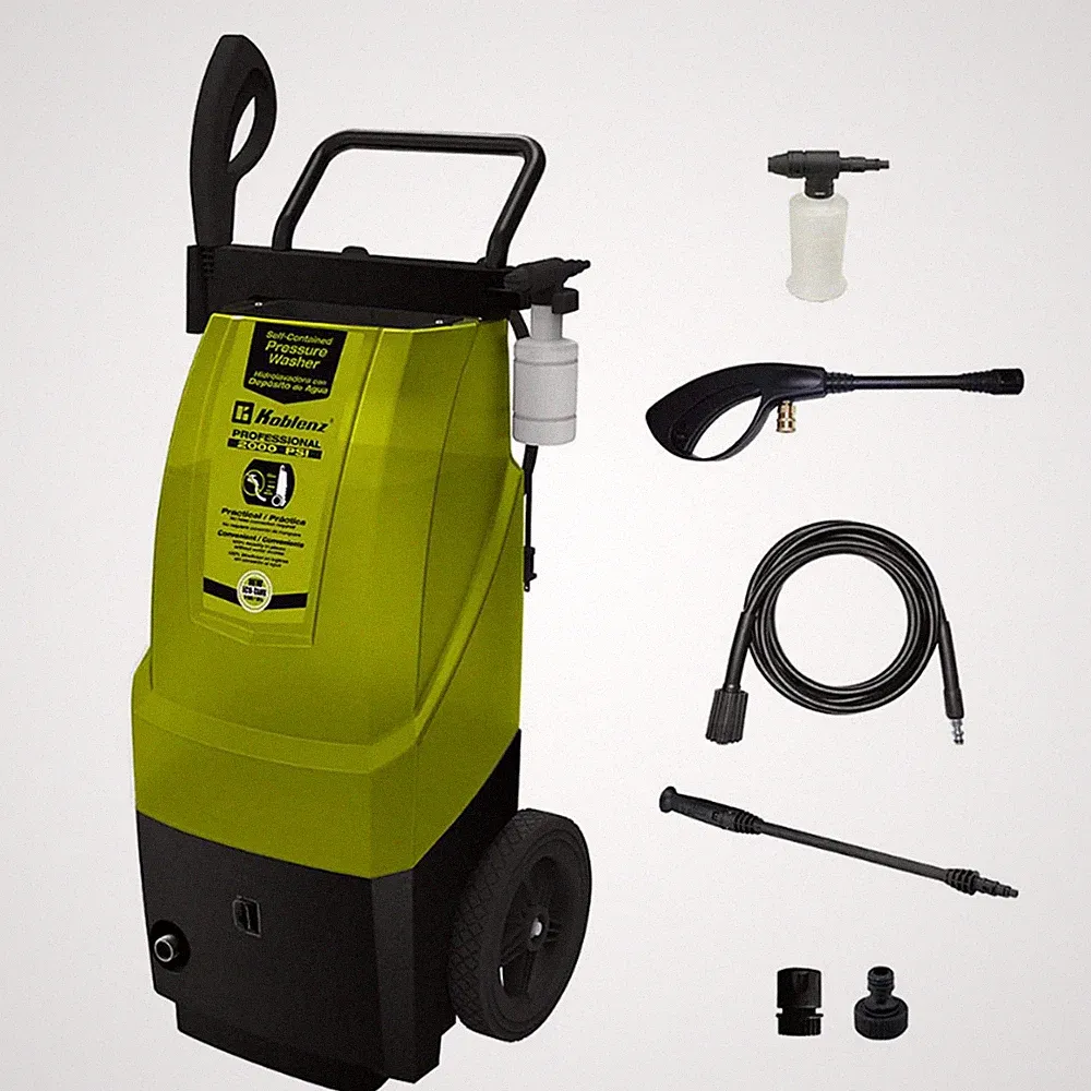 2000-PSI Electric Pressure Washer 8-Gal Tank 35-Ft Cord HLT-380 V