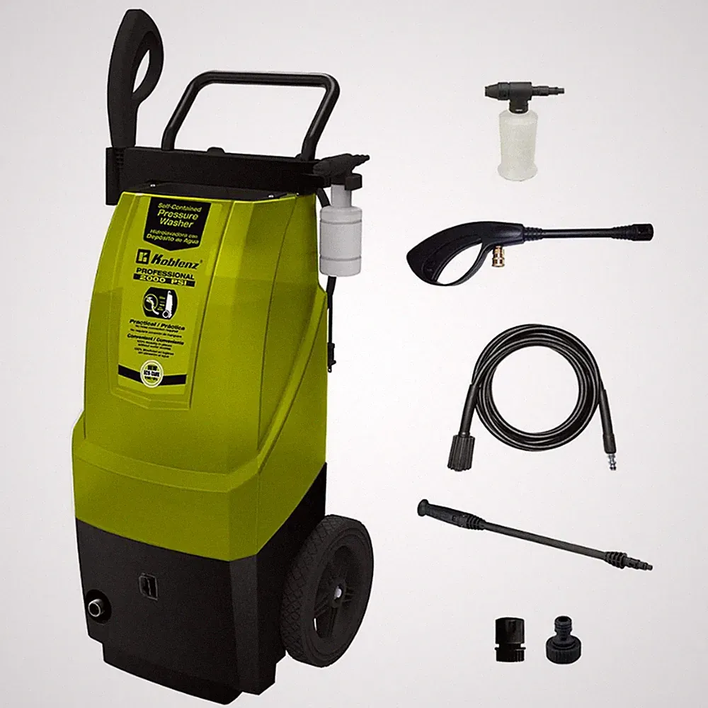 2000-PSI Electric Pressure Washer 8-Gal Tank 35-Ft Cord HLT-380 V