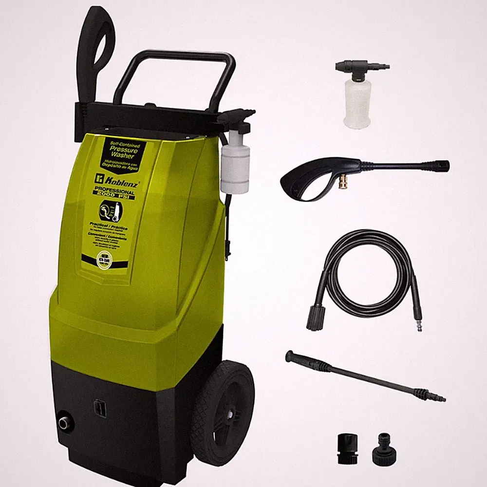 2000-PSI Electric Pressure Washer 8-Gal Tank 35-Ft Cord HLT-380 V