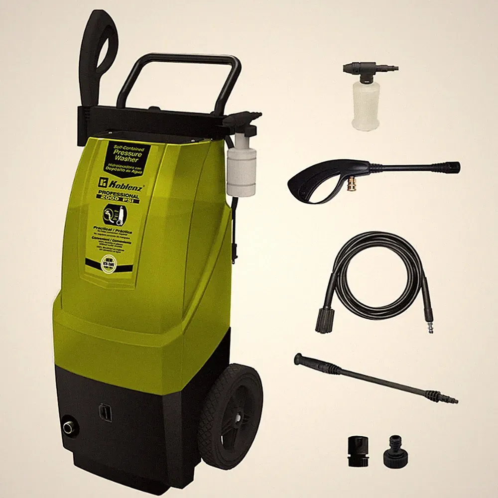 2000-PSI Electric Pressure Washer 8-Gal Tank 35-Ft Cord HLT-380 V